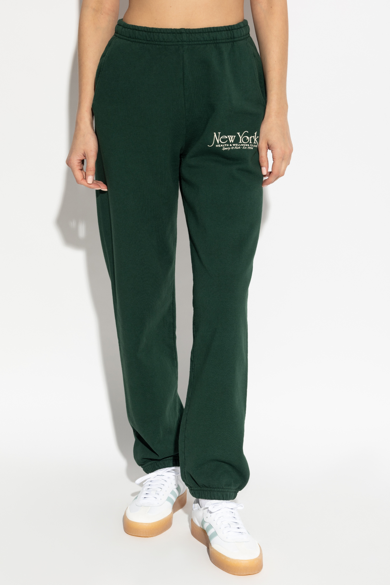 Green Sweatpants from the New York collection Sporty & Rich